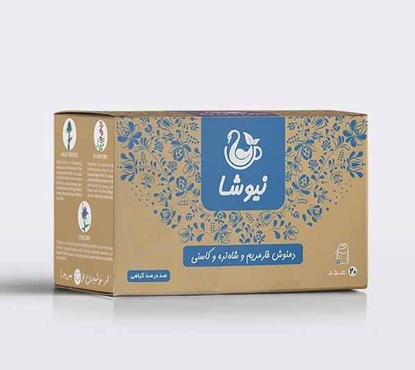 خليط شاي أعشاب: شاهترج، سلبين مريمي، و الشيكورة
