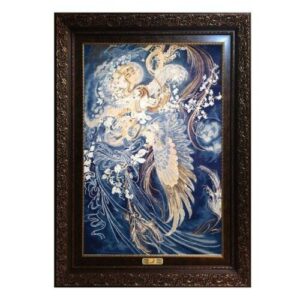 Iranian Miniature Style Wall Rug M36