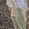 الرسم التصويري منمنمة فارسية الأصلي: غواش وألوان مائية - الفتاة والرجل العجوز