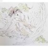 الرسم التصويري منمنمة فارسية الأصلي: ألوان مائية - الملاك ذو القلب المكسور