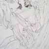الرسم التصويري منمنمة فارسية الأصلي: ألوان مائية - ملاك العدالة