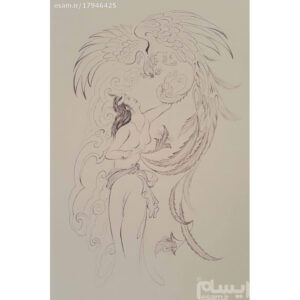 الرسم التصويري منمنمة فارسية الأصلي: ألوان مائية – رغبة في الحب