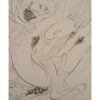 الرسم التصويري منمنمة فارسية الأصلي: ألوان مائية - الملاك والشيطان