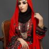 لوحة فستان بلوشية مطرزة يدوياً - A20