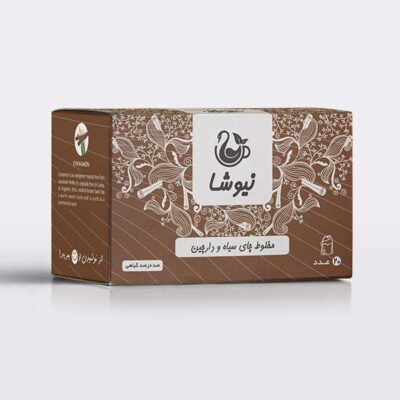 شاي أسود بنكهة القرفة من نيوشا