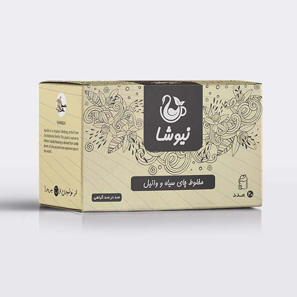 شاي أسود بنكهة الفانيليا من نيوشا