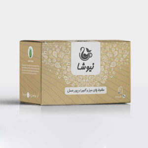 شاي أخضر بنكهة الصبار والعسل من نیوشا