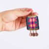 أقراط إيرانية مطرزة بديكورات بالوشي تقليدية سوزاني عملات
