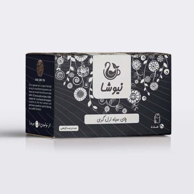 أكياس شاي إيرل جراي الأسود من نیوشا – عبوة من 5