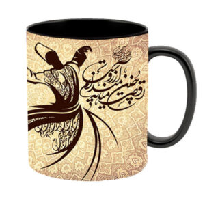 طقم من 2 كوب قهوة سيراميكي إيراني – نموذج آرزو