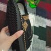 حذاء جيوة الإيراني - أحذية يدوية الصنع وقابلة للتنفس بتصميم كلاسيكي أسود
