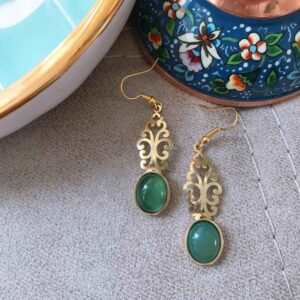 أقراط نحاسية إيرانية بنموذج عقيق