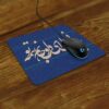 لوحة مكتب ماوس نقش خط يدوي قصيدة