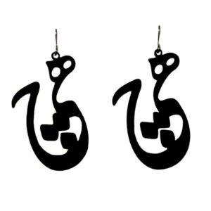 أقراط أكريليك إيرانية بخط “حیچ”