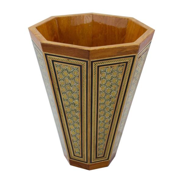 Iranian Khatam-kari Wooden Bucket - Avesta