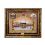 سجادة حائط إسلامية تصميم الكعبة والله