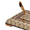 حامل قلم خشبي إيراني مصنوع يدويًا للمكتب - فن خاتمكاري الأنيق، ماركلاند