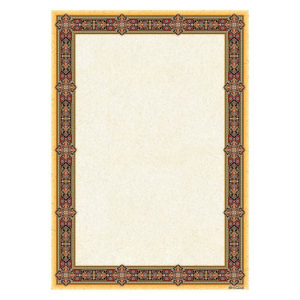 ورق تزهيب A4 بلون برتقالي (100x)