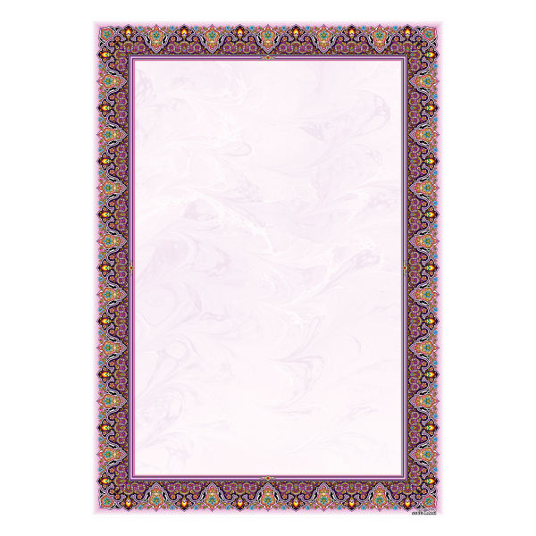 ورق تزهيب A4 بلون بنفسجي (100x)
