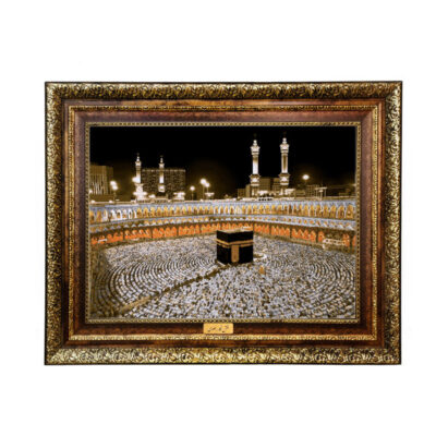 سجادة حائط إسلامية بتصميم الكعبة المشرفة