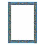 ورق تزهيب A4 بلون أزرق (100x)