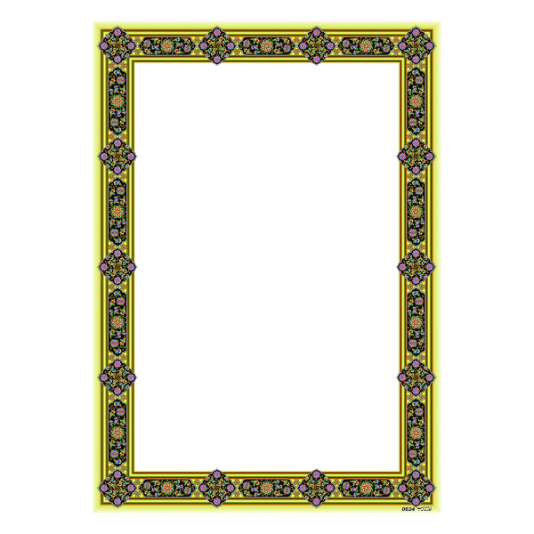 ورق تزهيب A5 موديل فارانغ (100x)