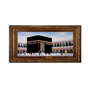 سجادة حائط إسلامية بتصميم الكعبة المشرفة