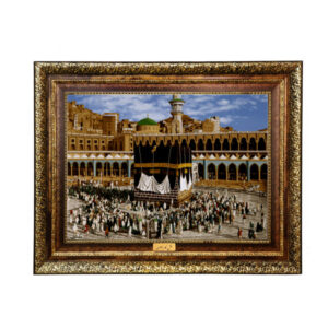 سجادة حائط إسلامية بتصميم الكعبة