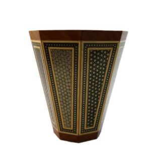 Khatam-kari Iranian Wooden Bucket