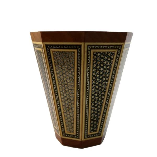 Khatam-kari Iranian Wooden Bucket