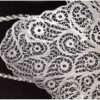 Iranian Malileh-Kari Silver Fruit Bowl Model Kashkul
