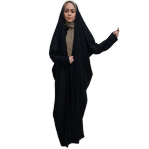 شادر إسلامي عربي أسود حجاب للنساء والصلاة – تشادر