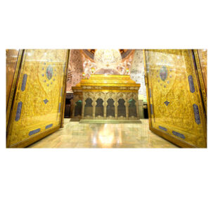 راية جداريه إسلامية لمرقد الإمام حسين