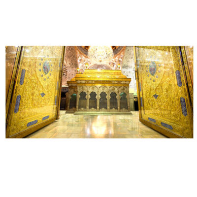 راية جداريه إسلامية لمرقد الإمام حسين