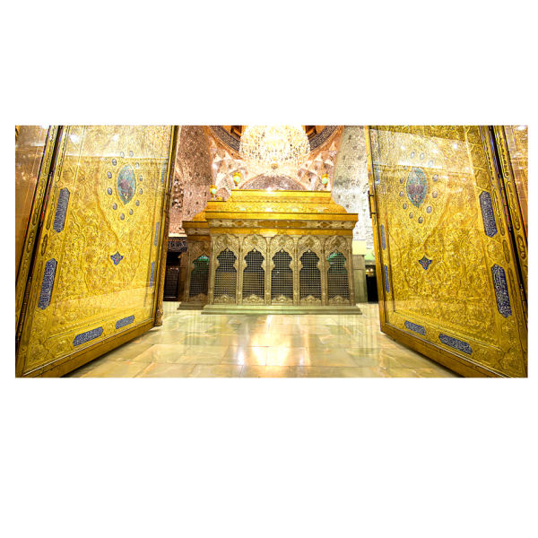 راية جداريه إسلامية لمرقد الإمام حسين