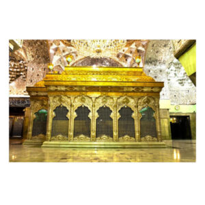 راية جداريه إسلامية لمرقد الإمام حسين