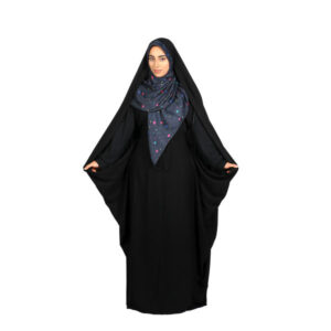 شادر إسلامي عربي أسود حجاب للنساء والصلاة – حسناء