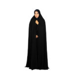 شادر إسلامي عربي أسود حجاب للنساء والصلاة – نسترن