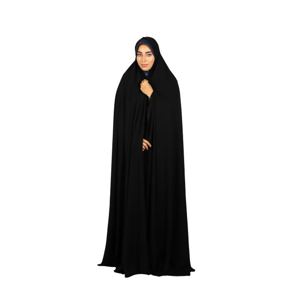 شادر إسلامي عربي أسود حجاب للنساء والصلاة - نسترن