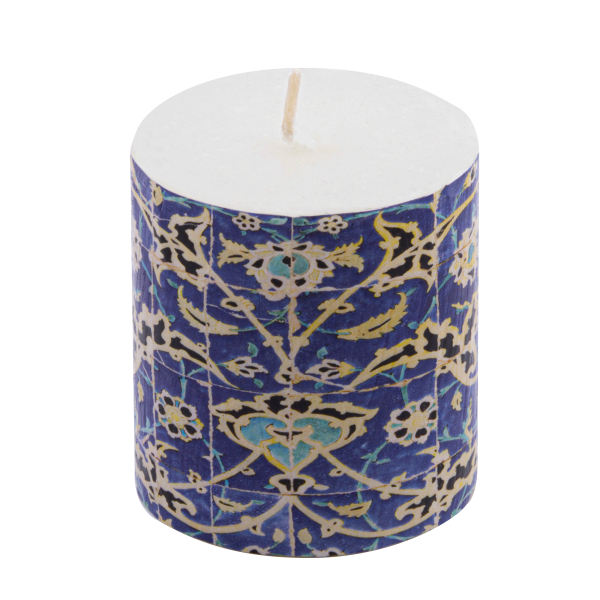 شمعة إيرانية معطرة - نموذج تصميم أزرق (2x)