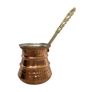 إبريق قهوة تركي من النحاس – تقليدي مطرقة، فارا