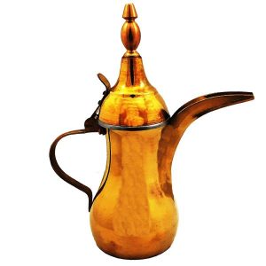 إبريق قهوة نحاسي دلة تقليدي عربي بوت جهاني