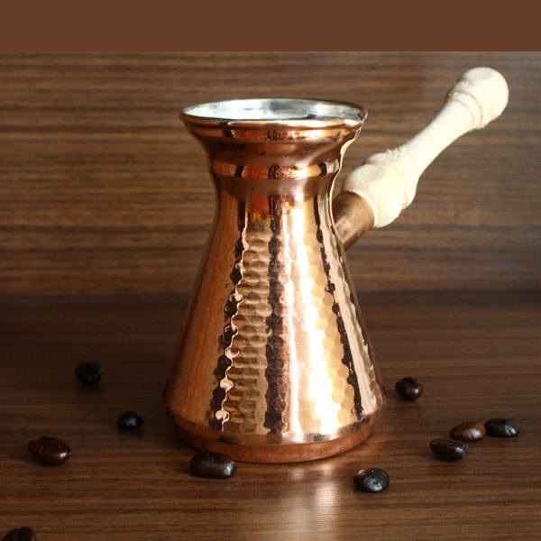 إبريق قهوة تركي من النحاس - تقليدي مطرقة، كيا
