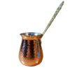 إبريق قهوة تركي نحاسي - مطرز تقليدي، رويال