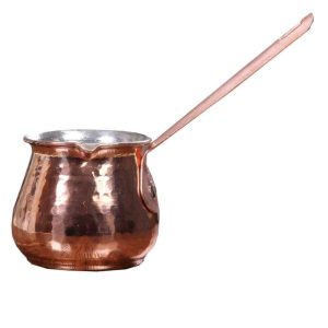 إبريق قهوة تركي نحاسي – مطرقة تقليدية، سايا