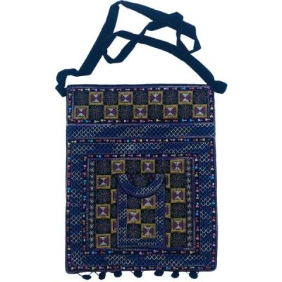 حقيبة كتف مطرزة عرقية بتصميم بلوشي بينيش