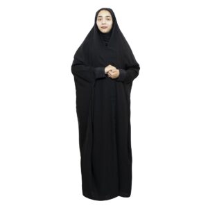 شادر إسلامي عربي أسود حجاب للنساء والصلاة – يمان