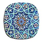 مجموعة كوسترات مع تصميم فني مستوحى من الفيروز الفارسي
