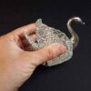 Iranian Filigree Silver Spoon Holder Model Jeyran