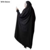شادر حجاب إسلامي عربي أسود للنساء للصلاة – جلوحة